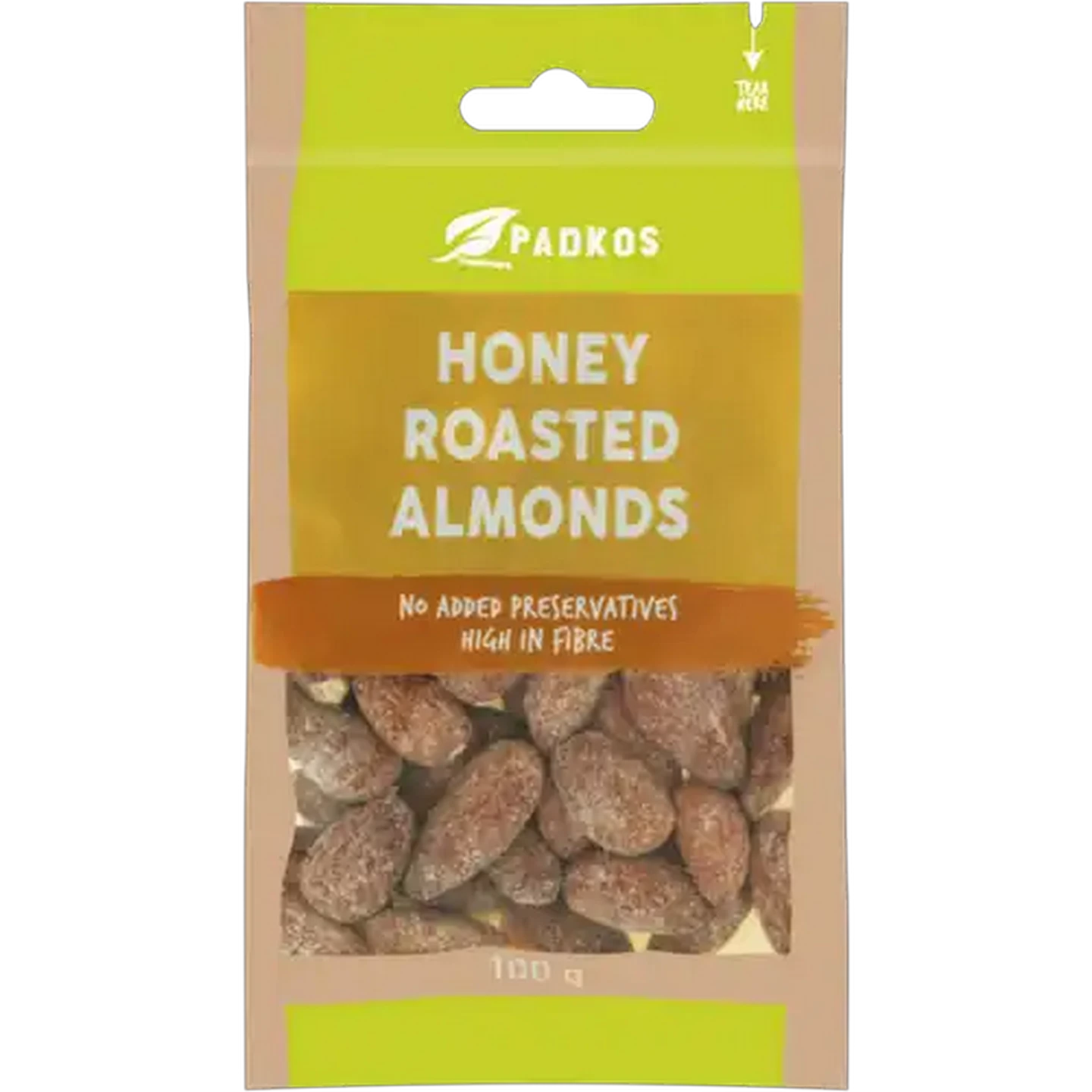 Image of Padkos Honey Roasted Almonds 100g