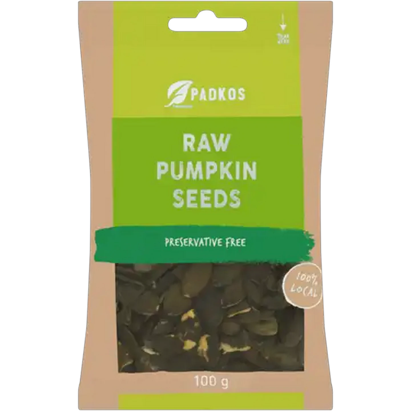 Image of Padkos Raw Pumpkin Seeds 100g