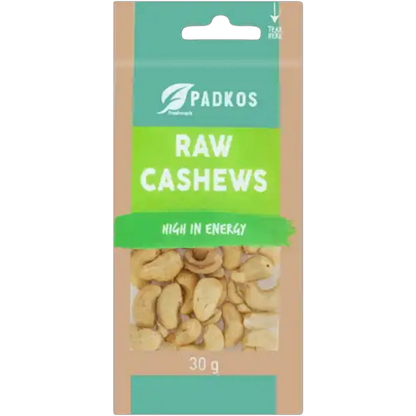 Image of Padkos Raw Cashew Nuts 30g