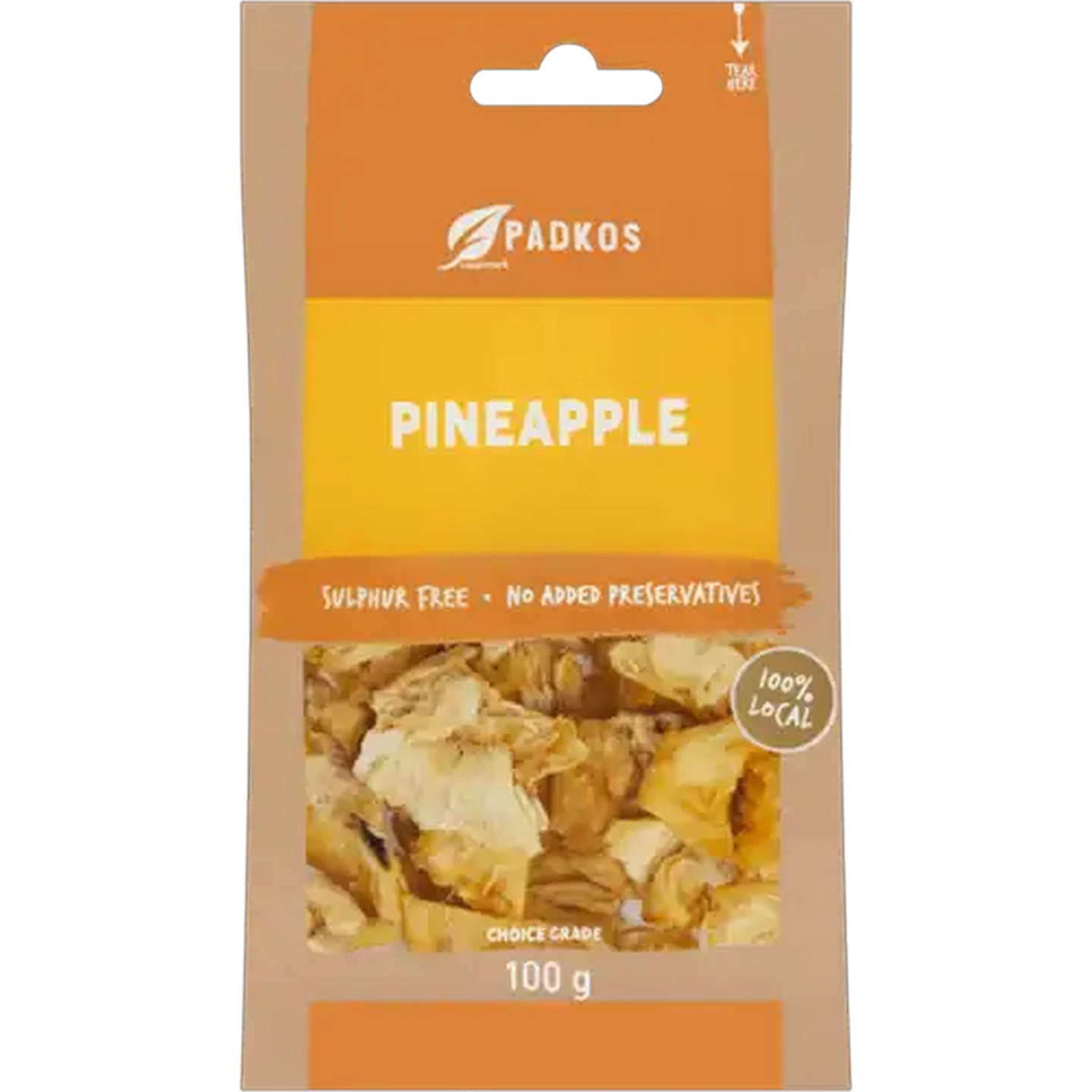 Image of Padkos Dried Pineapple 100g