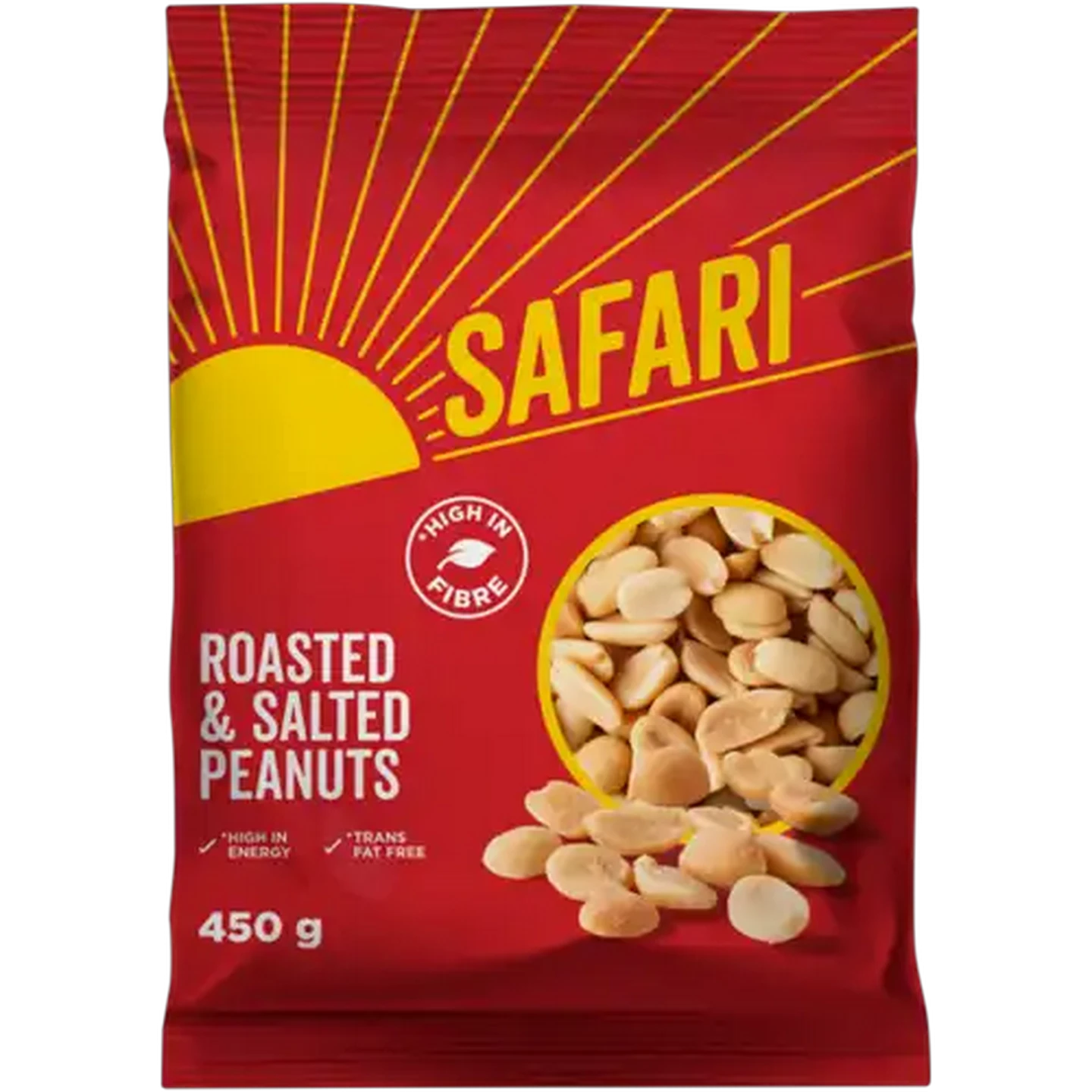Image of SAFARI Roasted & Salted Peanuts 450g