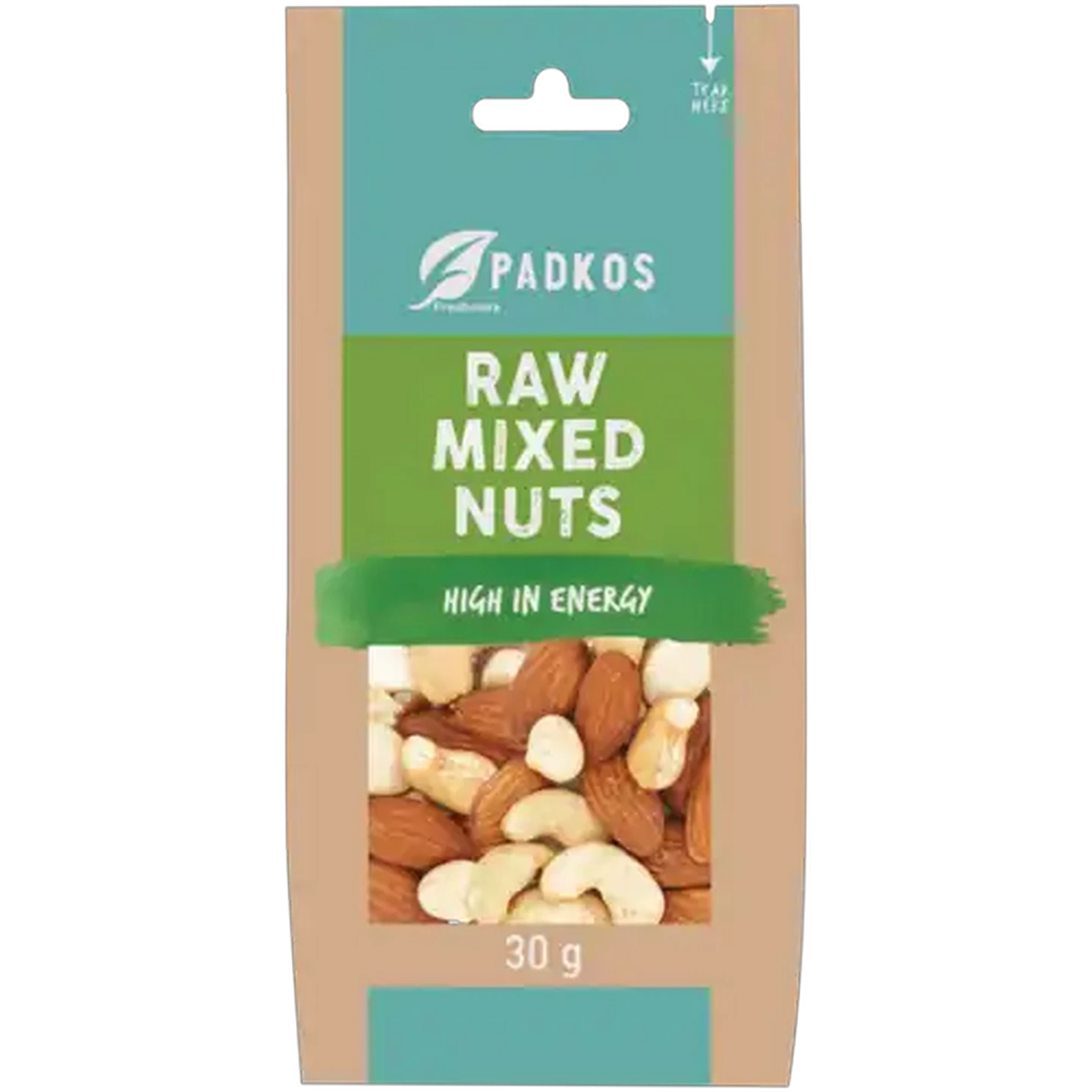 Image of Padkos Raw Mixed Nuts 30g
