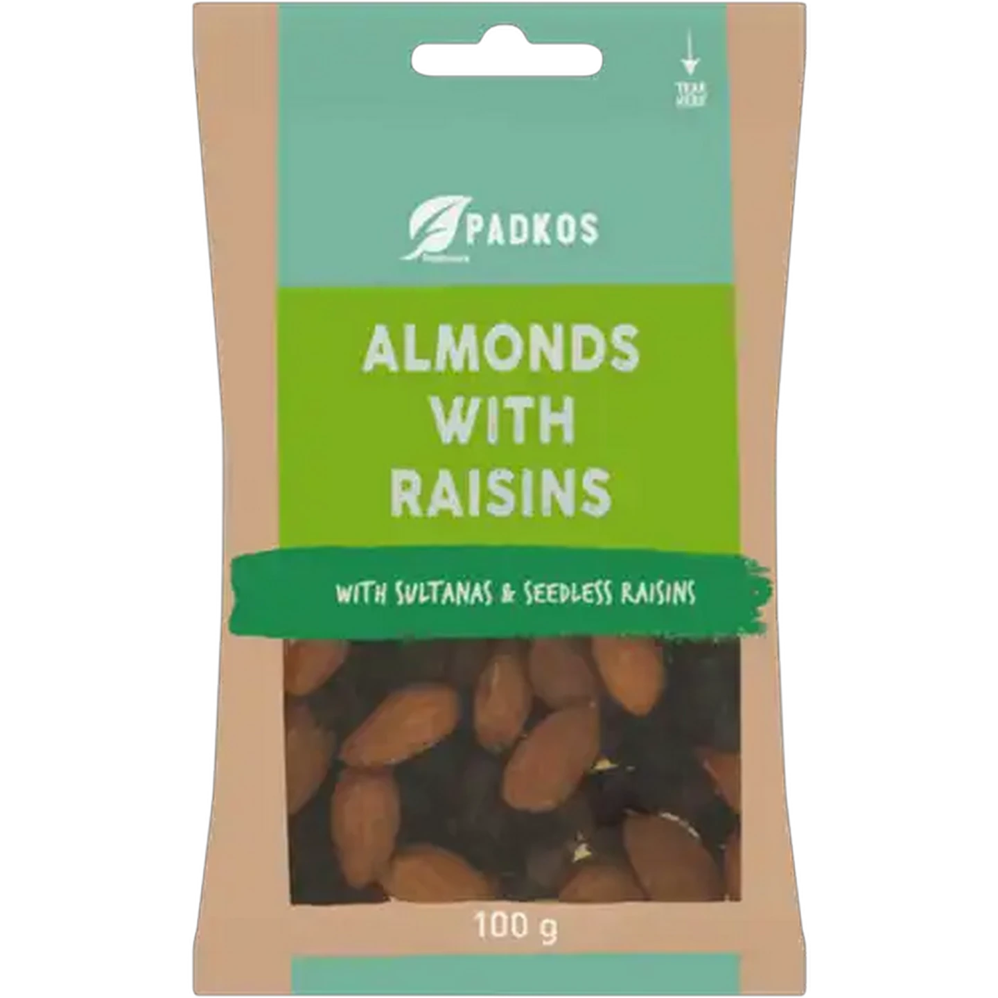 Image of Padkos Almonds with Raisins 100g