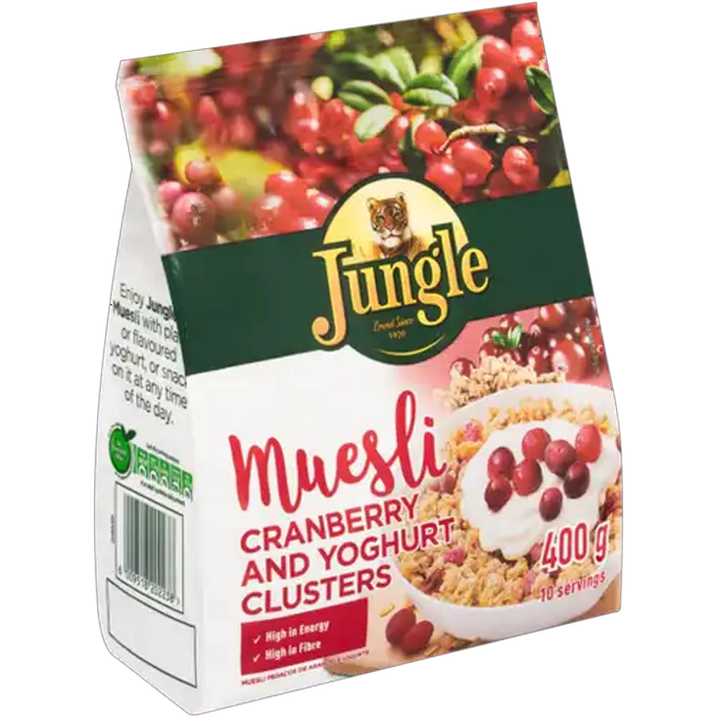Image of Jungle Cranberry & Yoghurt Clusters Muesli 400g