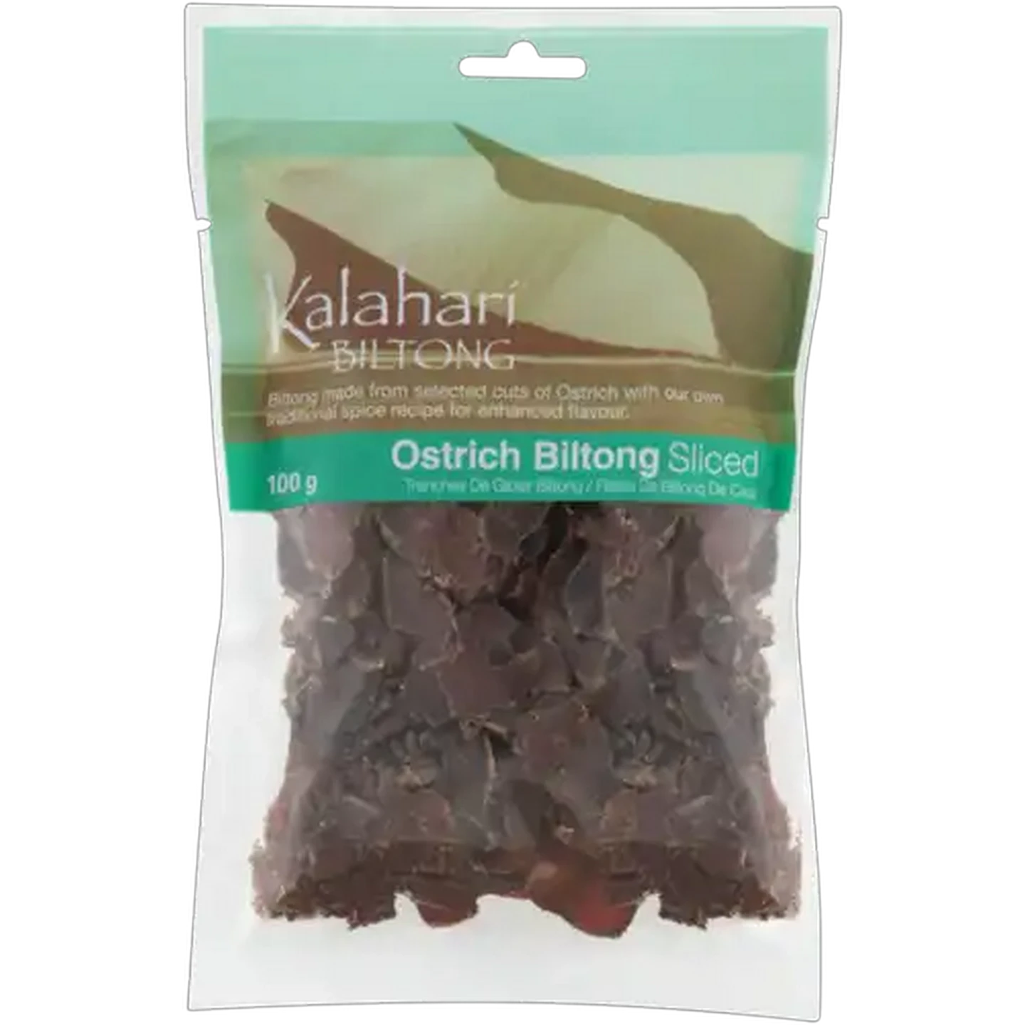 Image of Kalahari Biltong Ostrich Sliced Biltong 100g
