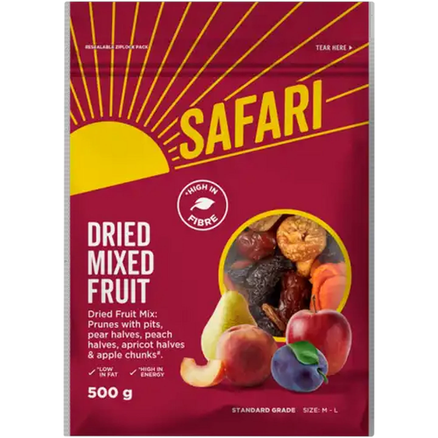 Image of SAFARI Dried Mixed Fruit 500g
