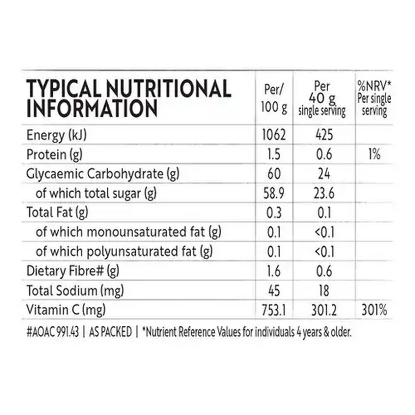 Image of Simple Truth Mixed Berry Fruit Flakes 40g