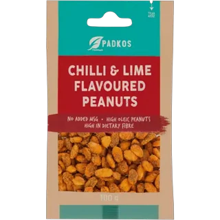 Padkos Chilli & Lime Flavoured Peanuts 100g