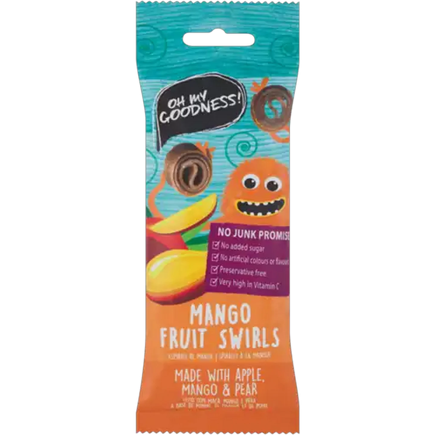 Image of Oh My Goodness! Mango Fruit Swirls 50g