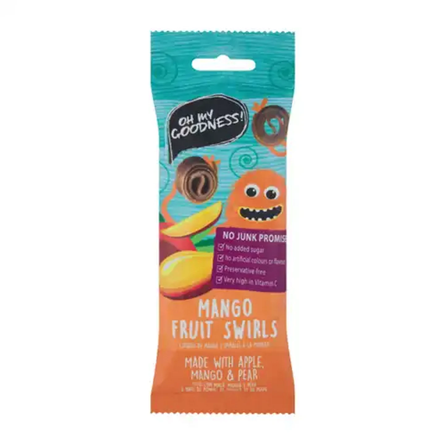 Image of Oh My Goodness! Mango Fruit Swirls 50g