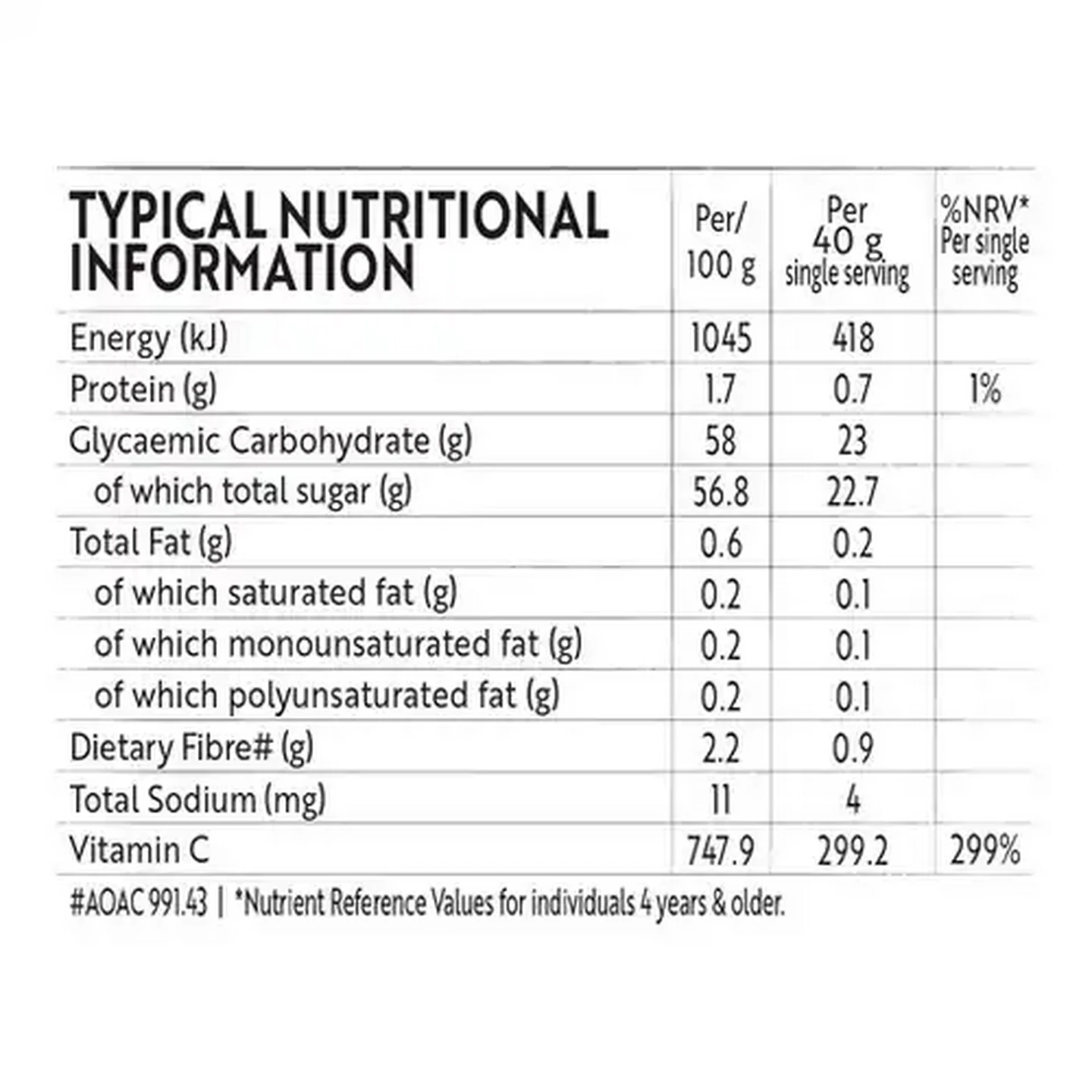 Image of Simple Truth Mango Fruit Flakes 40g