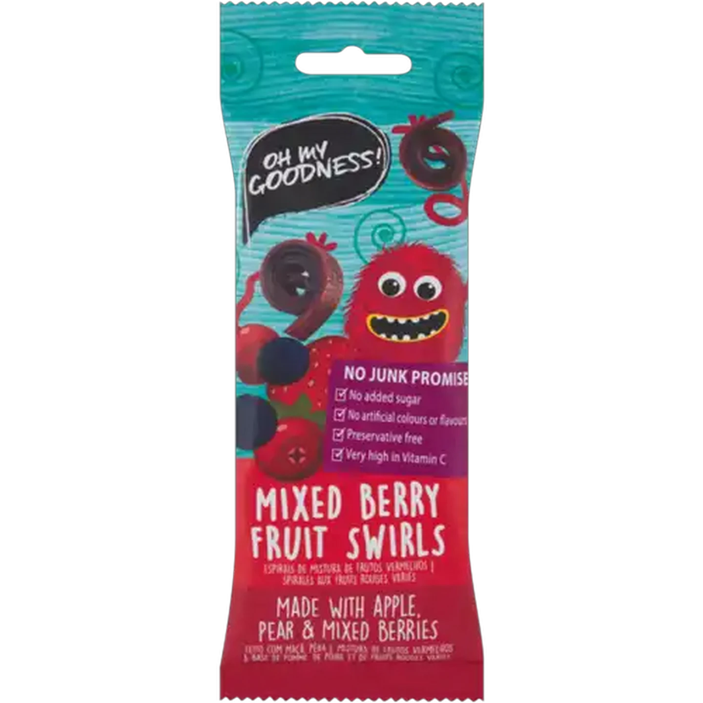 Image of Oh My Goodness! Mixed Berry Fruit Swirls 50g