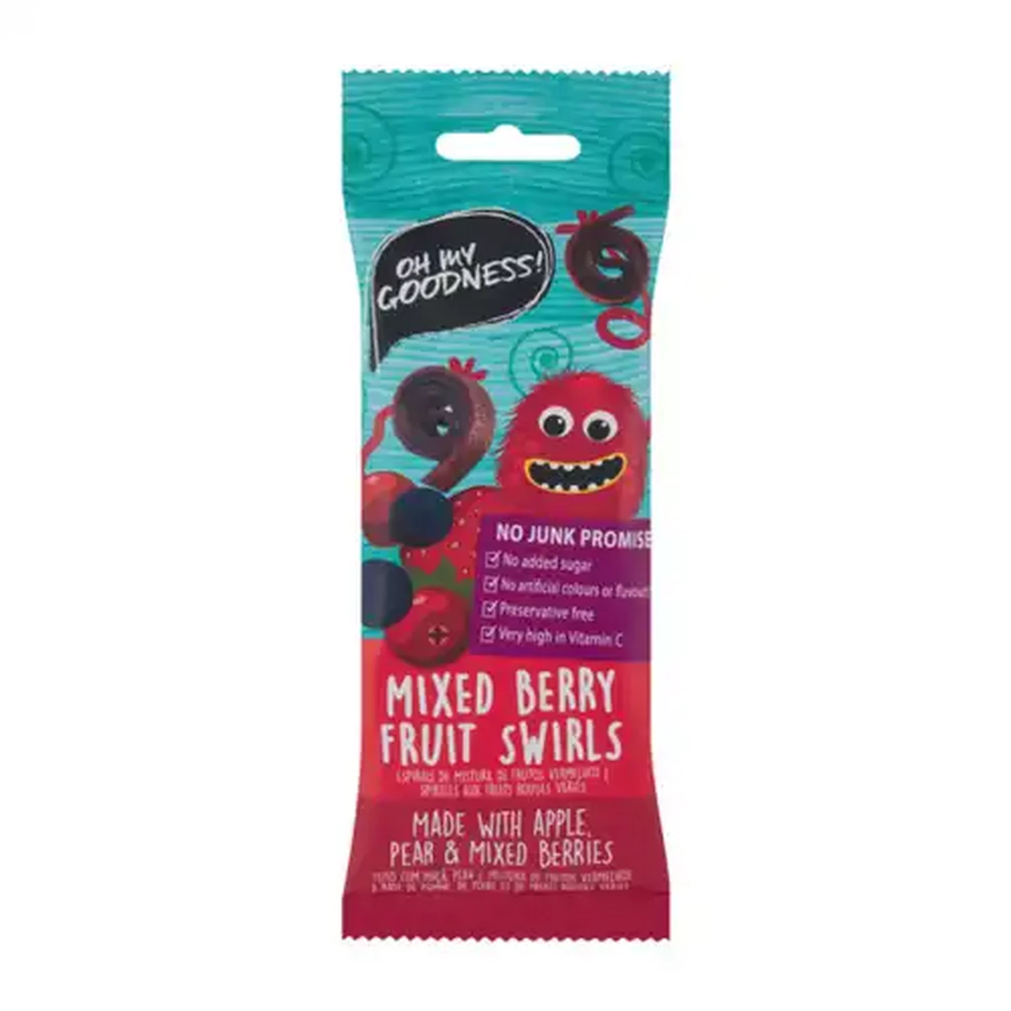 Image of Oh My Goodness! Mixed Berry Fruit Swirls 50g
