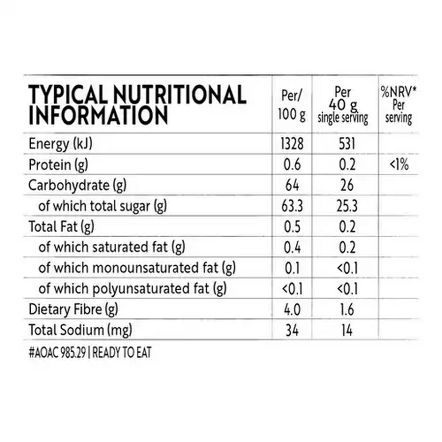 Image of Simple Truth Blueberry Fruit Cubes 50g