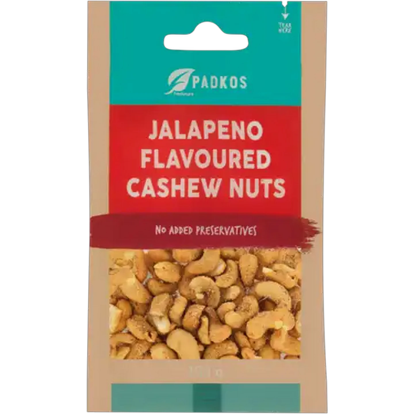 Image of Padkos Jalapeno Flavoured Cashew Nuts 100g