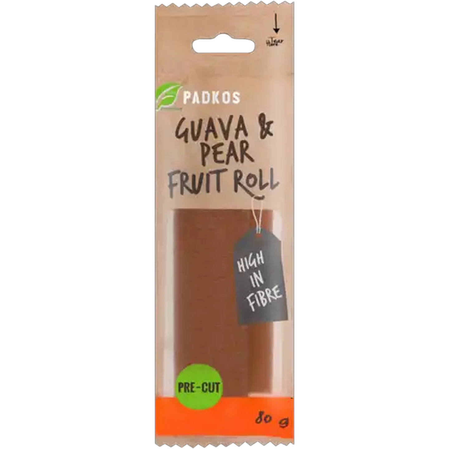 Image of Padkos Guava & Pear Fruit Roll 80g