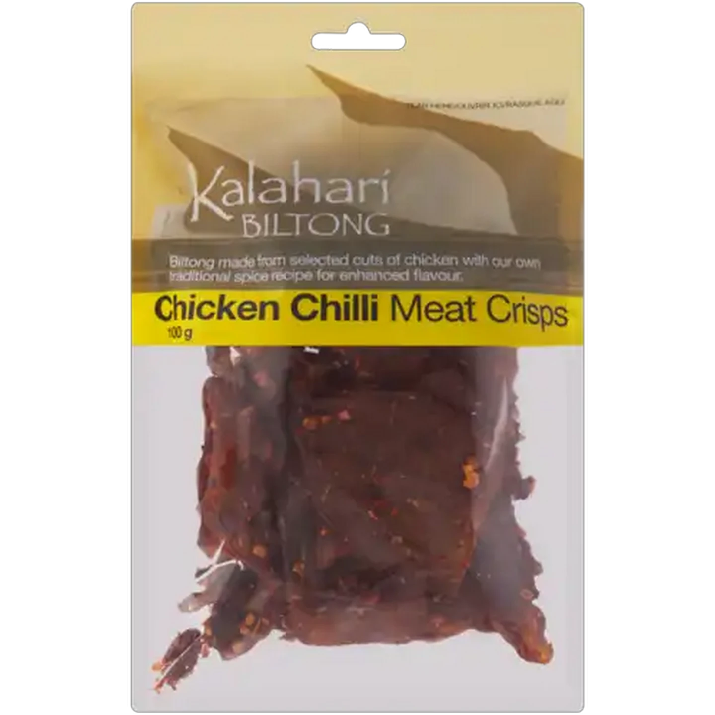 Image of Kalahari Biltong Chilli Crisps Biltong Chicken 100g