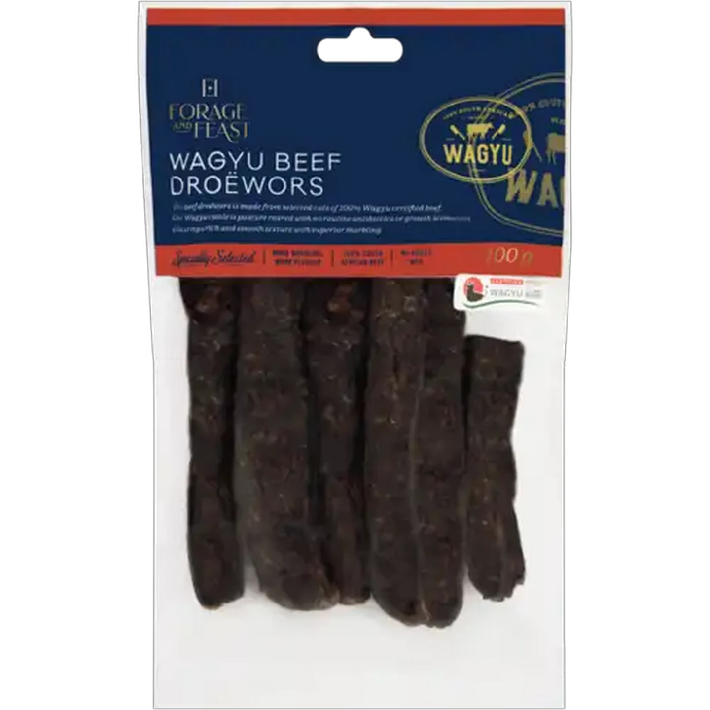 Image of Forage And Feast Wagyu Beef Droëwors 100g