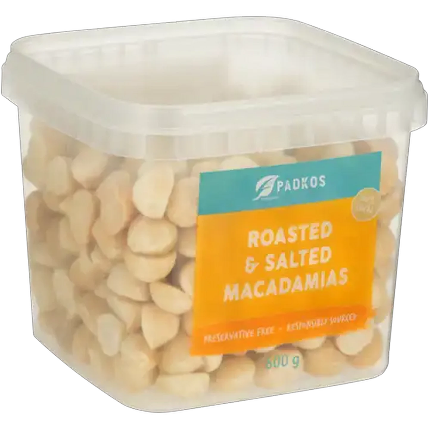 Image of Padkos Roasted & Salted Macadamia Nuts 600g
