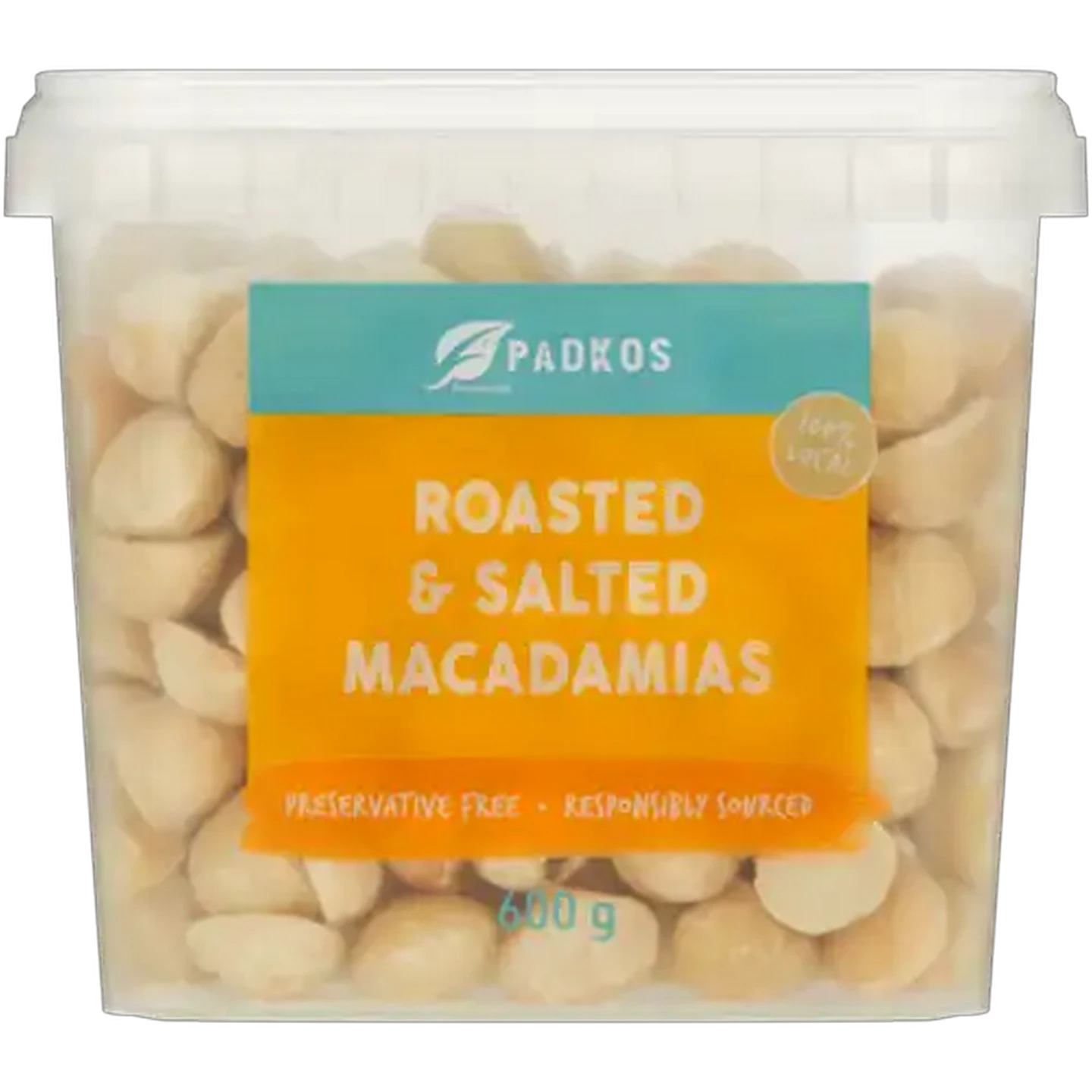Image of Padkos Roasted & Salted Macadamia Nuts 600g