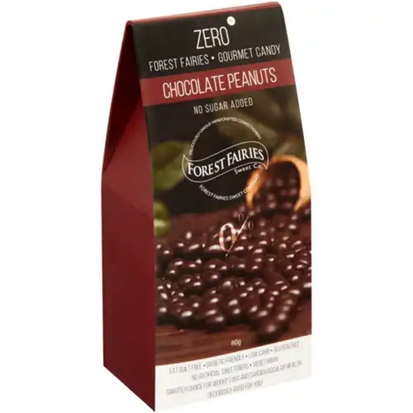Image of Forest Fairies Zero Chocolate Peanuts 60g