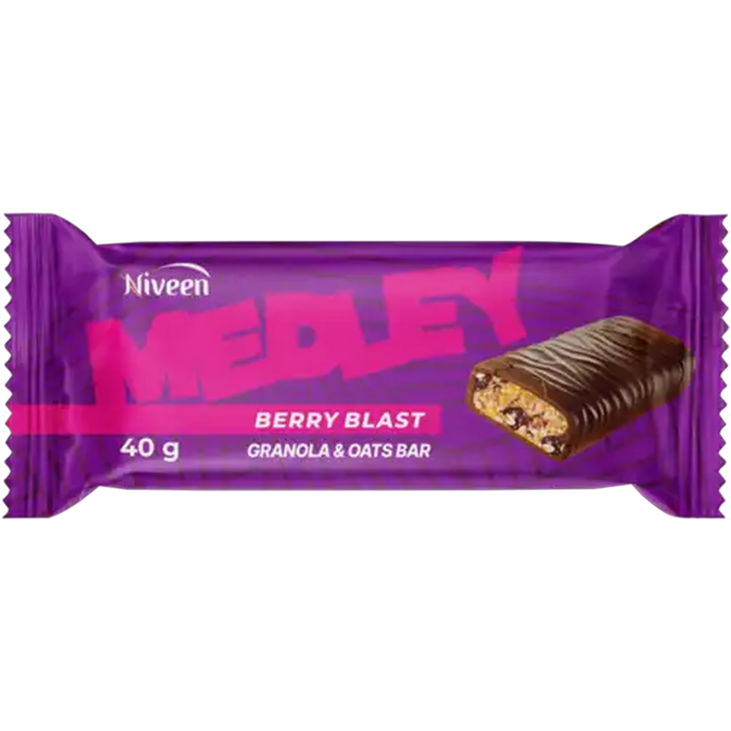 Image of Niveen Medley Berry Blast Granola & Oats Bar 40g