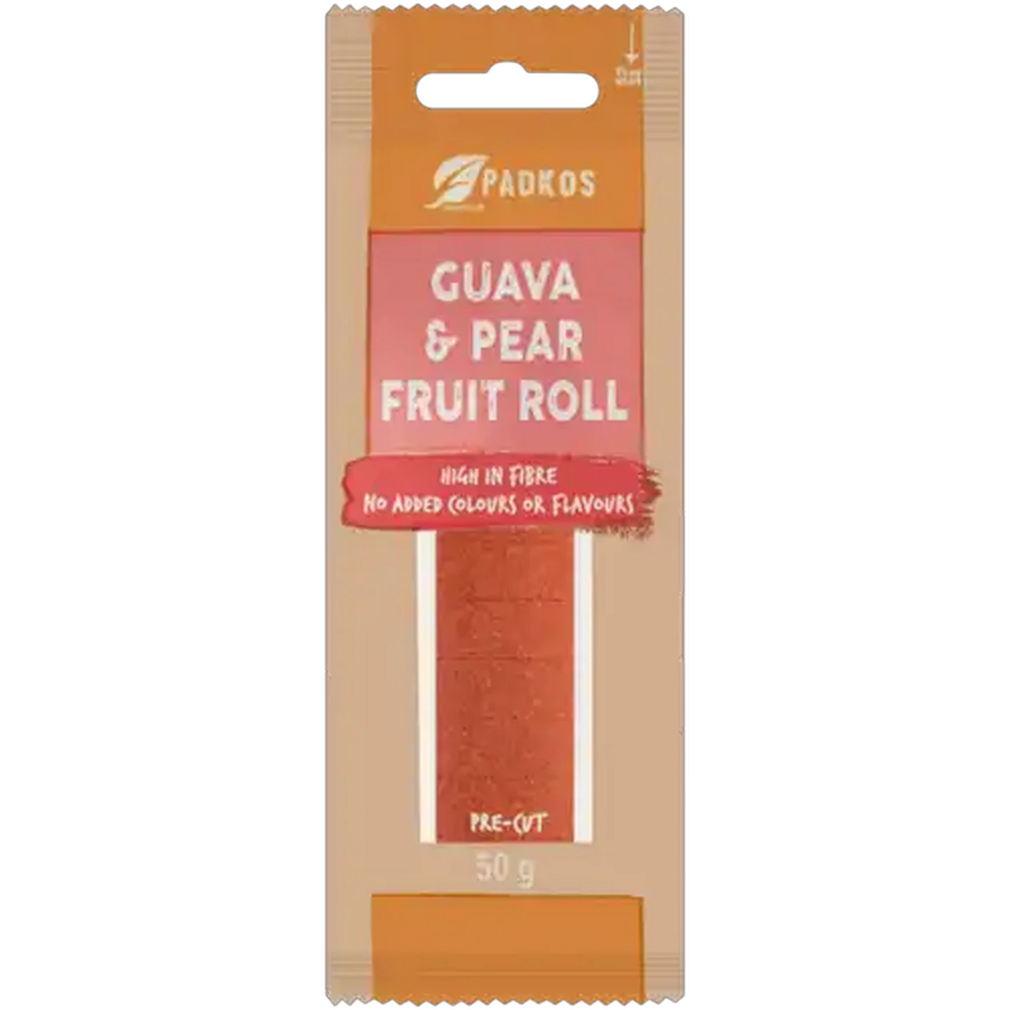 Image of Padkos Guava & Pear Fruit Roll 50g