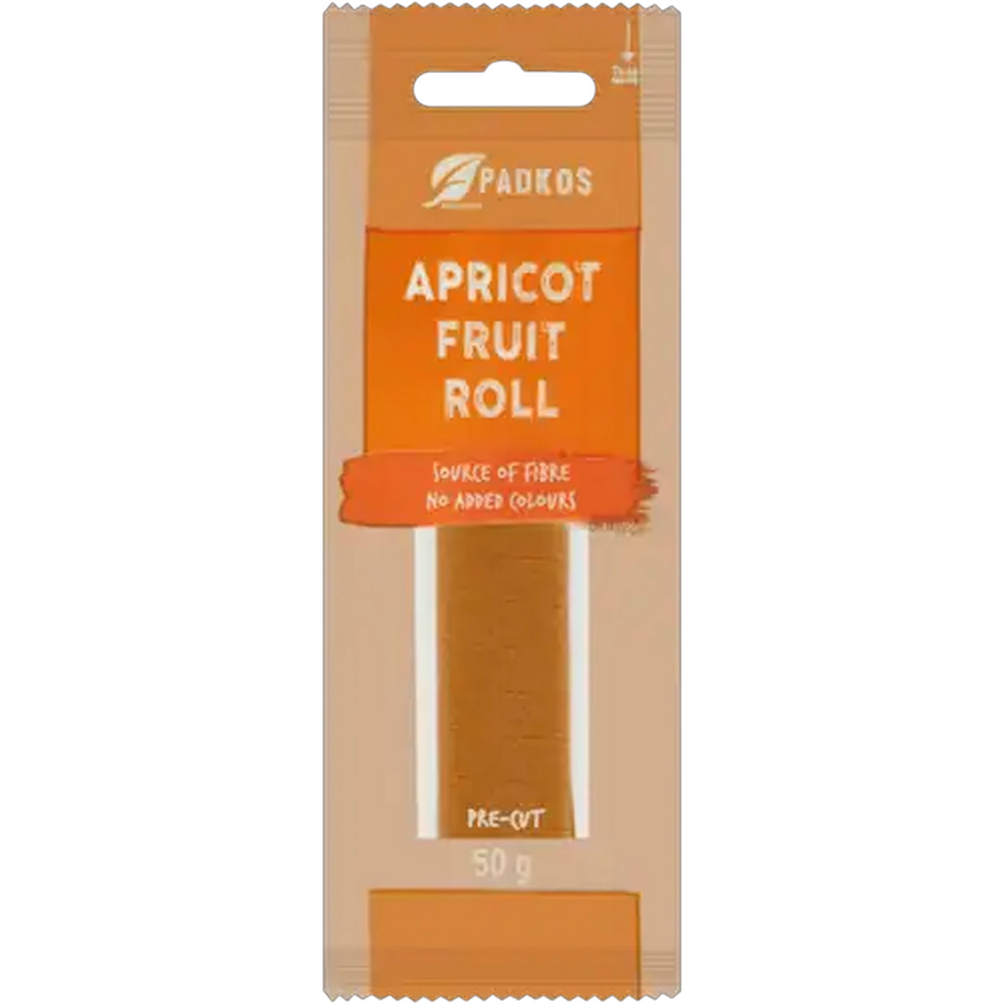 Image of Padkos Apricot Pre-Cut Fruit Roll 50g