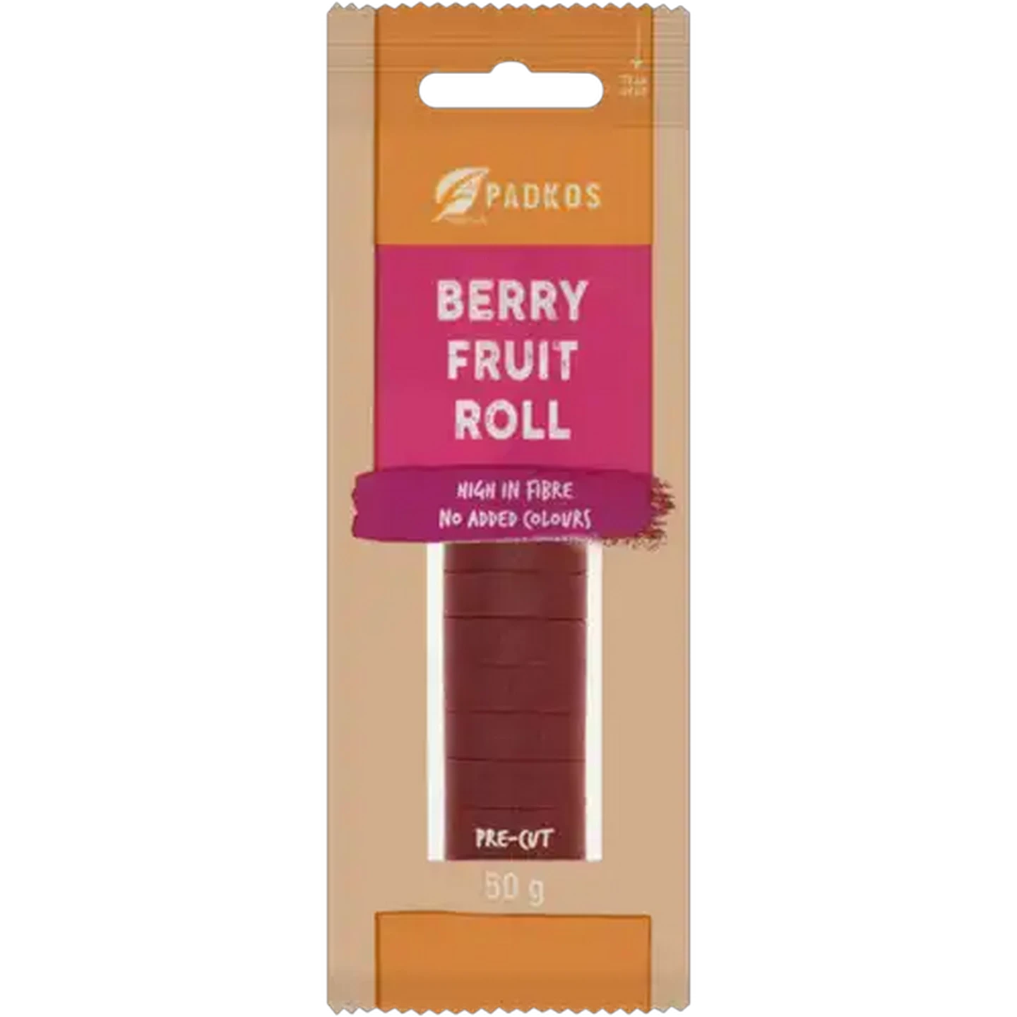 Image of Padkos Berry Pre-Cut Fruit Roll 50g