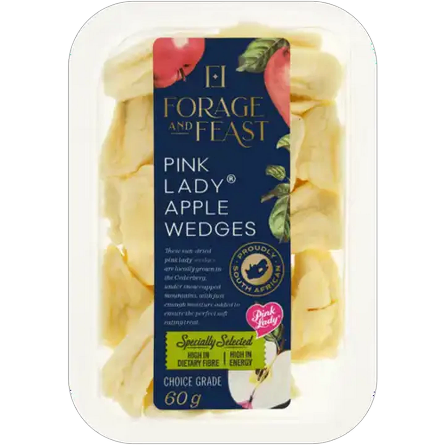 Image of Forage And Feast Soft Eating Pink Lady™ Apple Wedges 60g