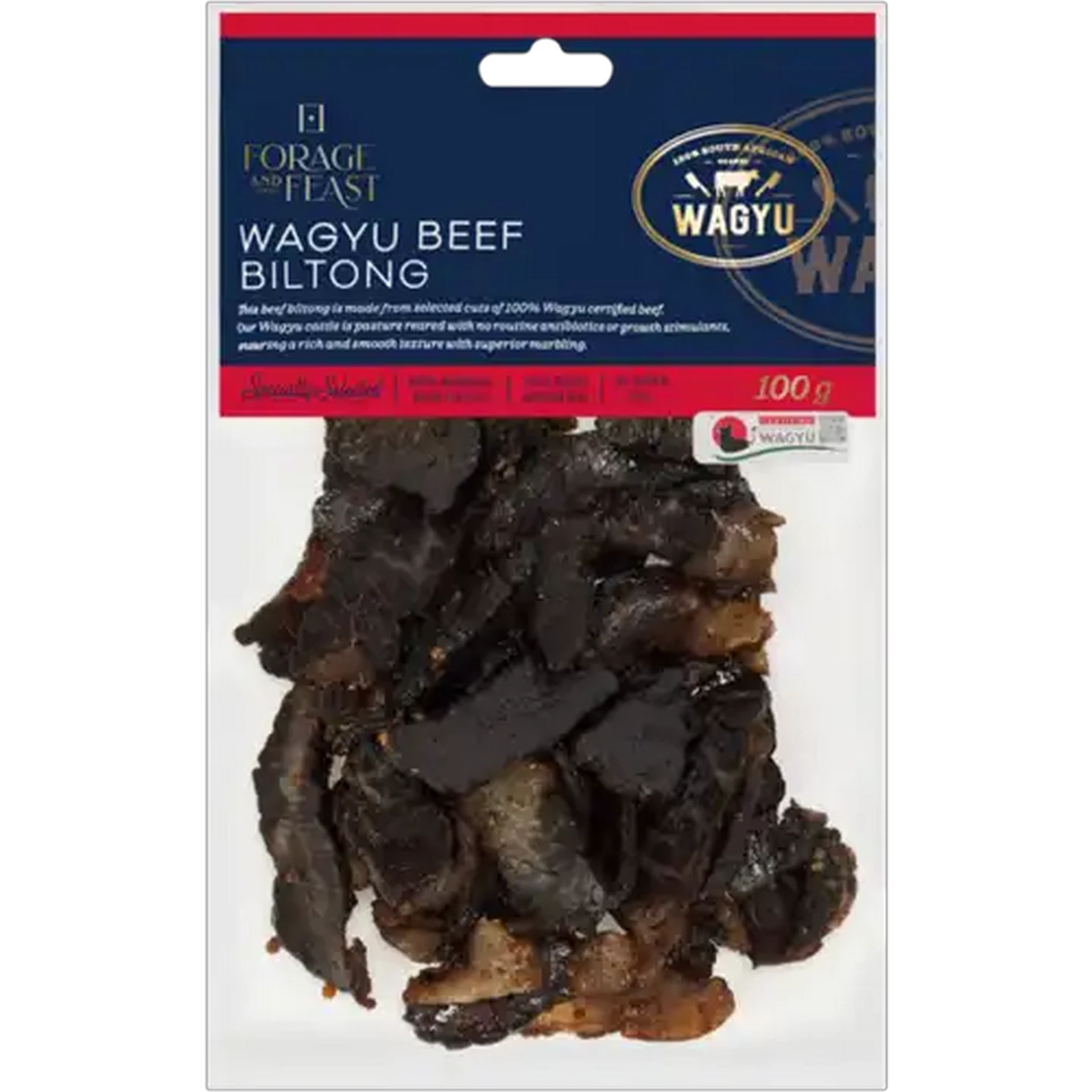 Image of Forage And Feast Wagyu Beef Biltong 100g