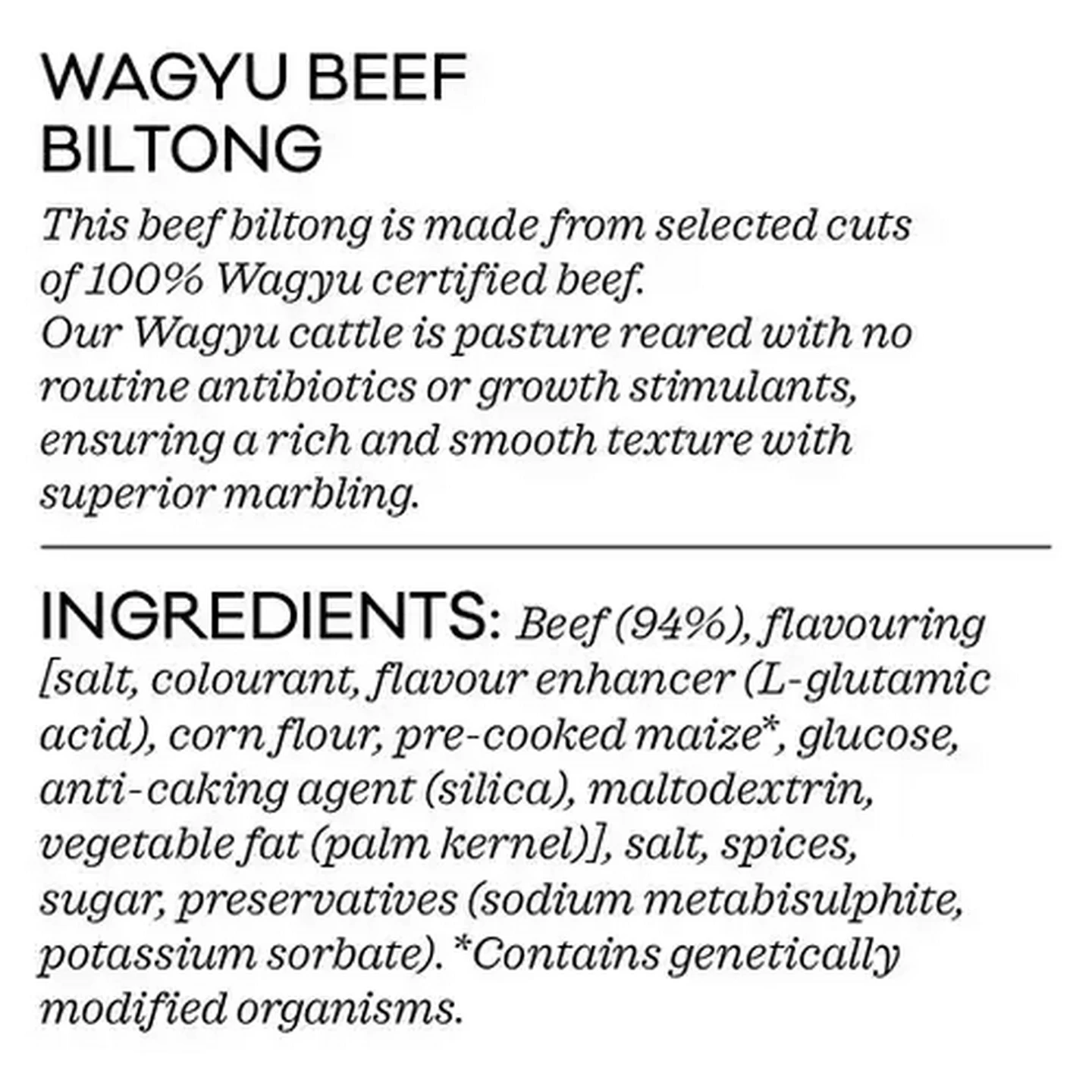 Image of Forage And Feast Wagyu Beef Biltong 100g