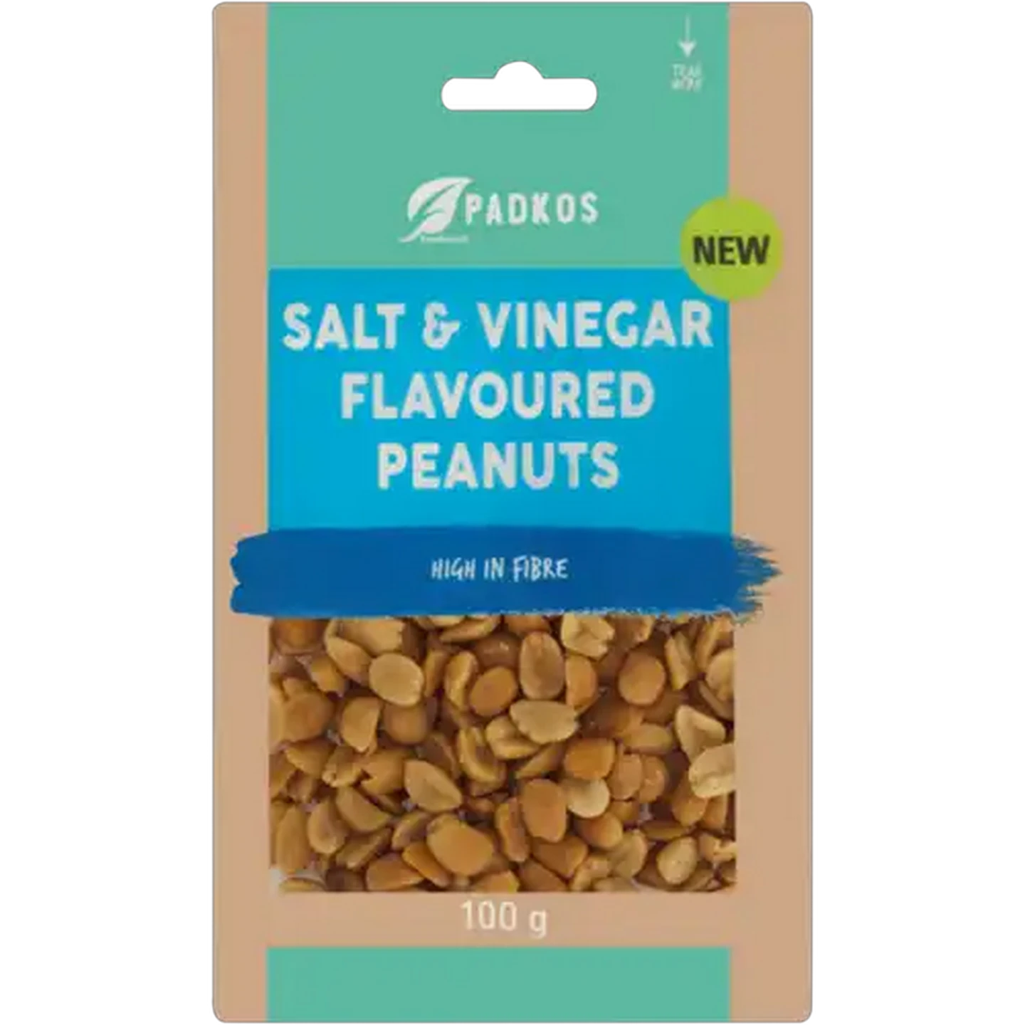 Image of Padkos Salt & Vinegar Flavoured Peanuts 100g