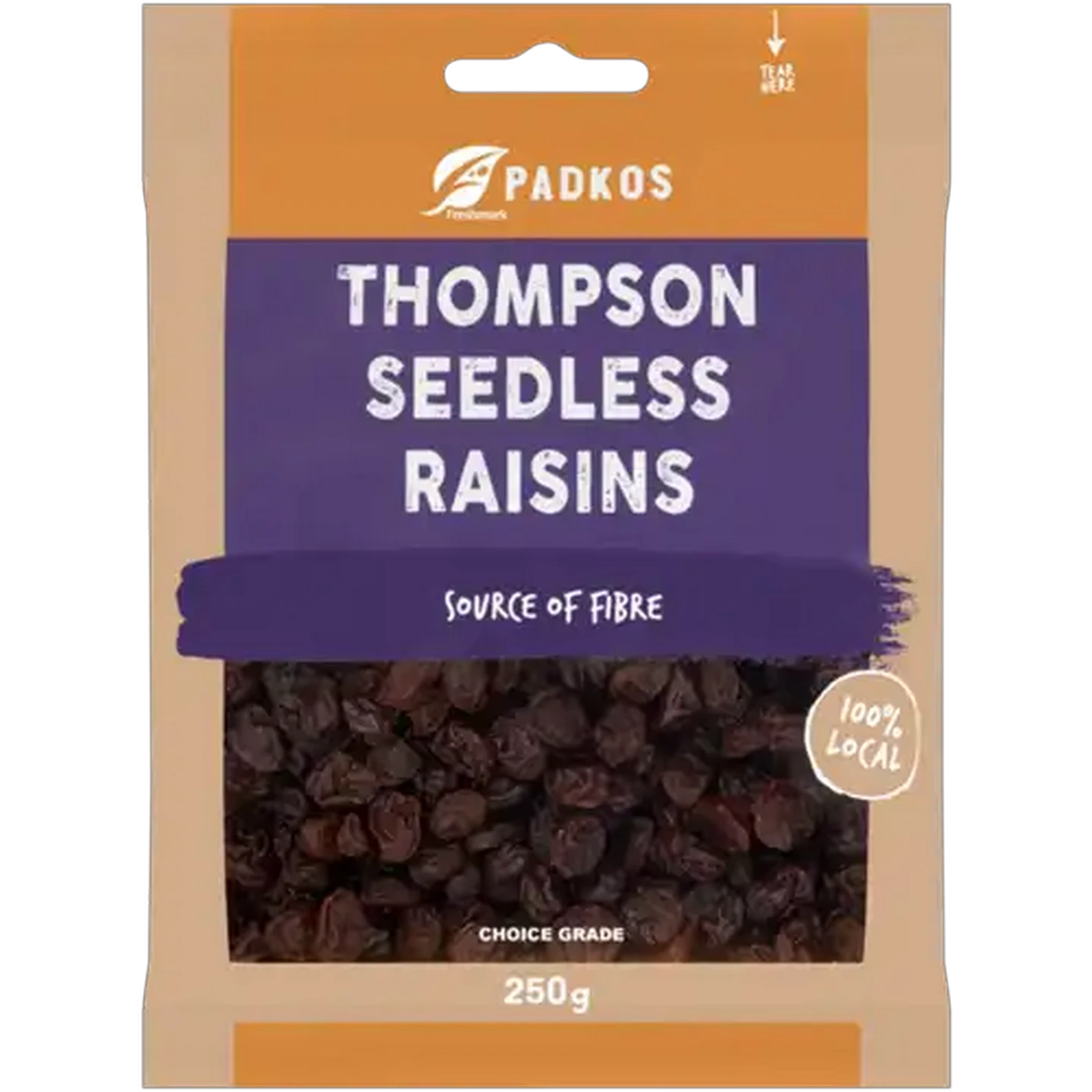 Image of Padkos Thompson Seedless Raisins 250g