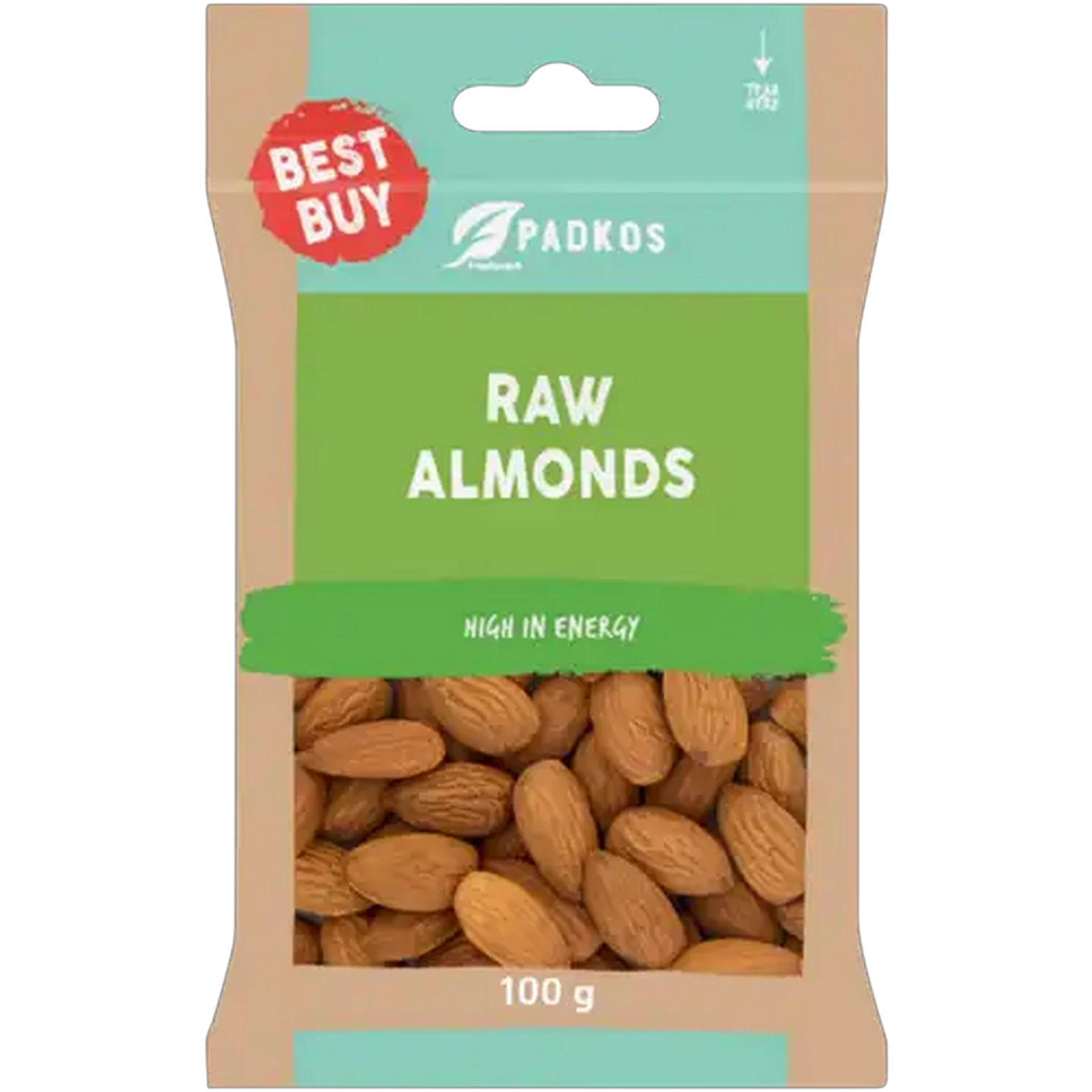 Image of Padkos Raw Almonds 100g