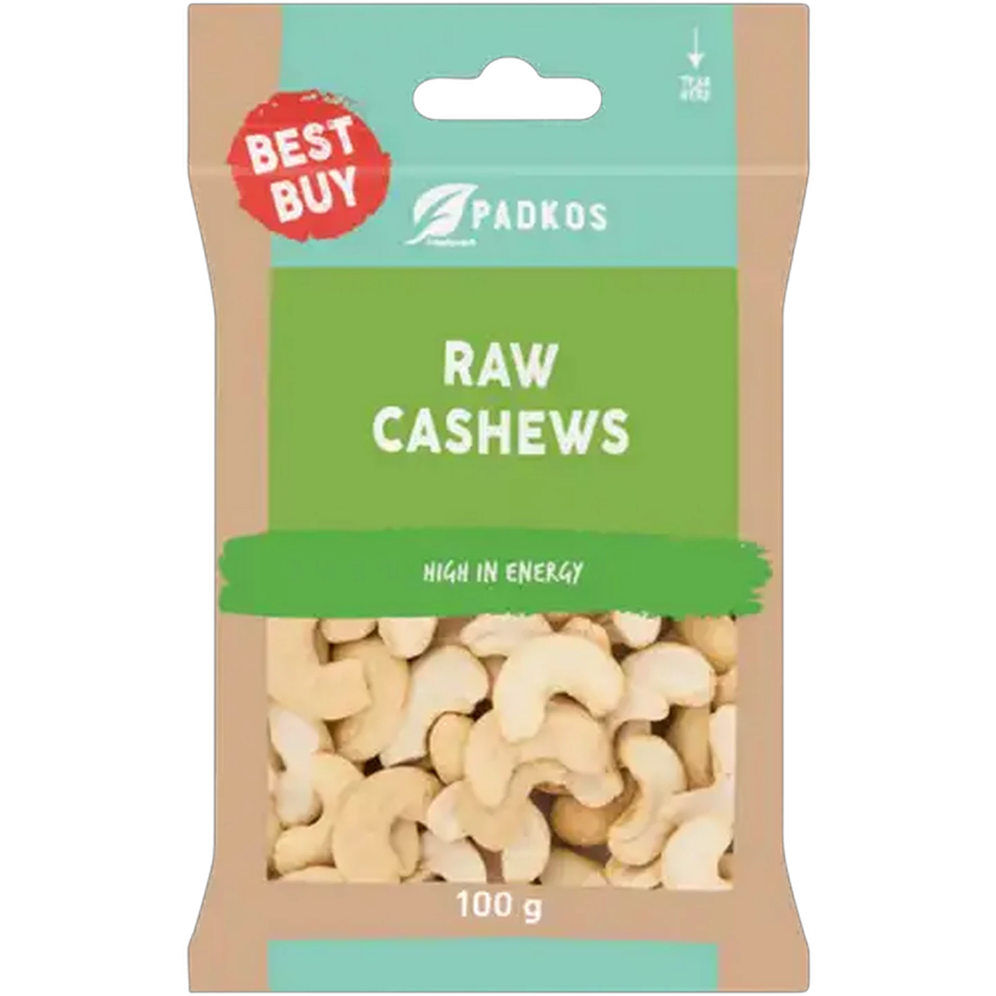 Image of Padkos Raw Cashews 100g