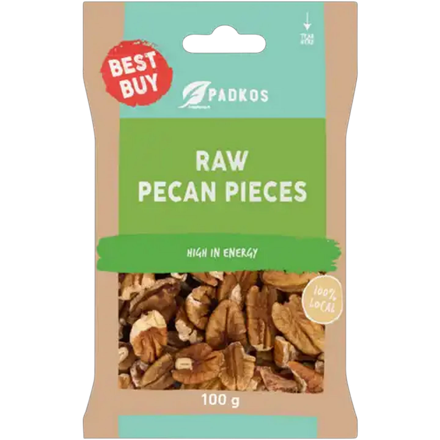 Image of Padkos Raw Pecan Pieces 100g