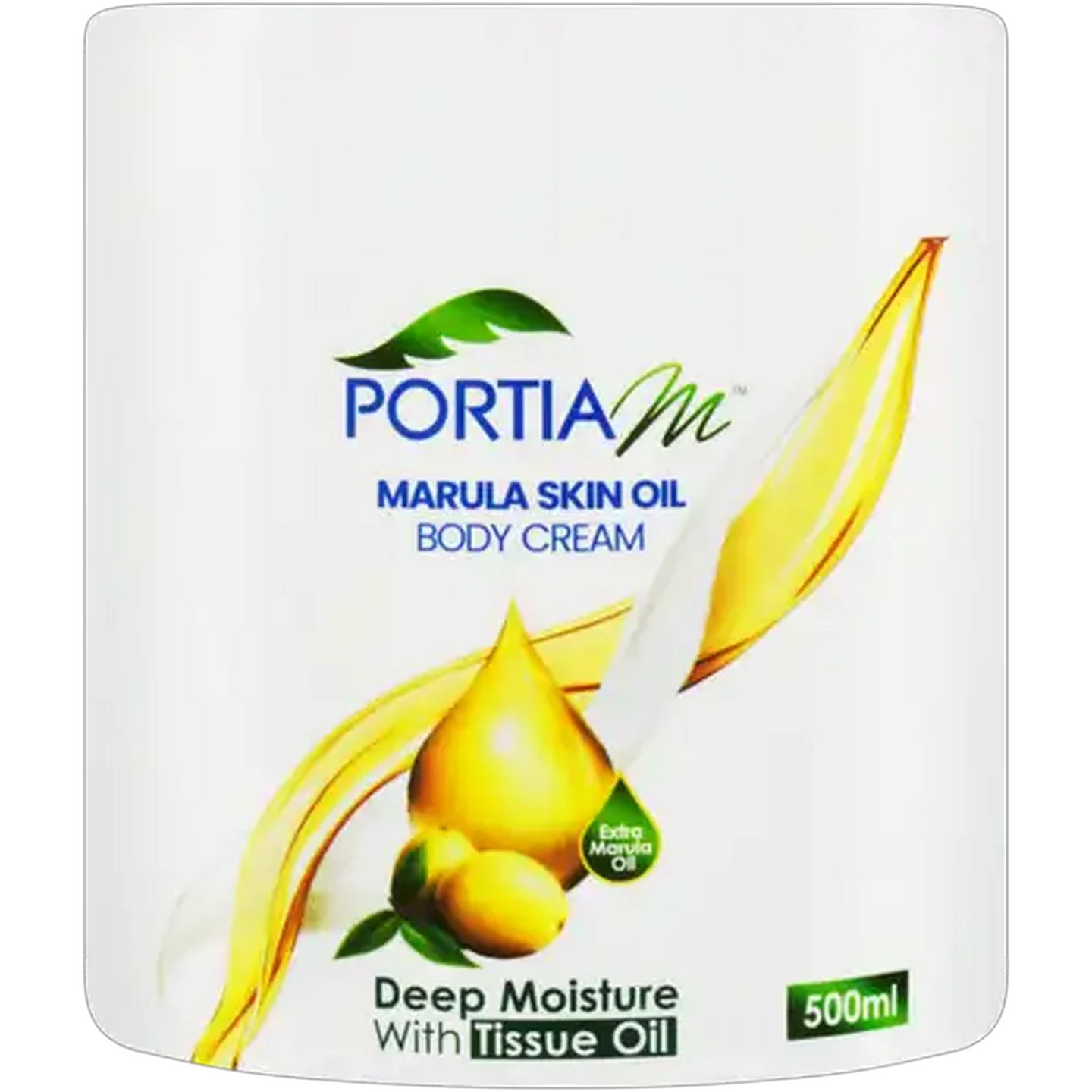 Image of Portia M Marula Body Cream with Tissue Oil 500ml