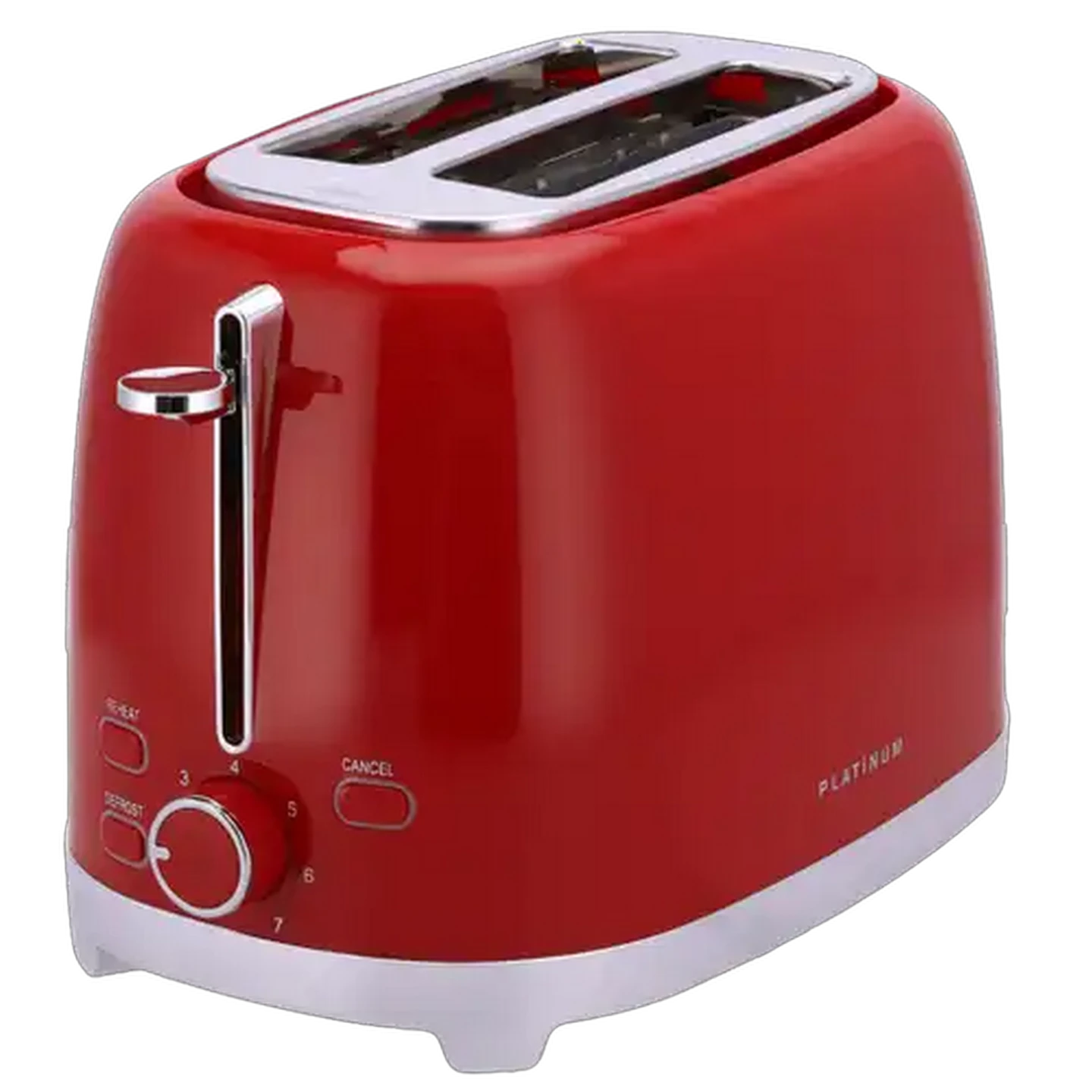 Image of Platinum Pure Red 2-Slice Toaster 930W