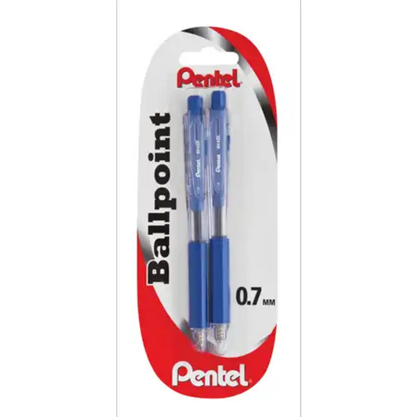 Image of Pentel Blue Ballpoint Pens 2-Pack 0.7mm