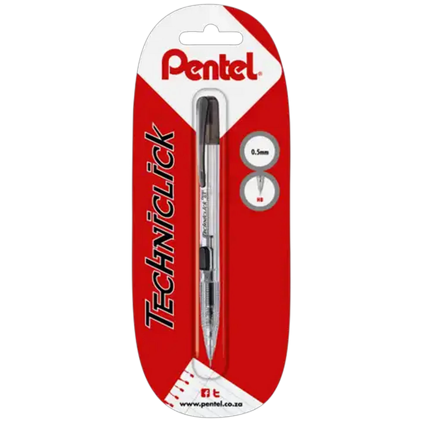 Image of Pentel TechniClick Clutch Pencil 0.5mm (Colour May Vary)