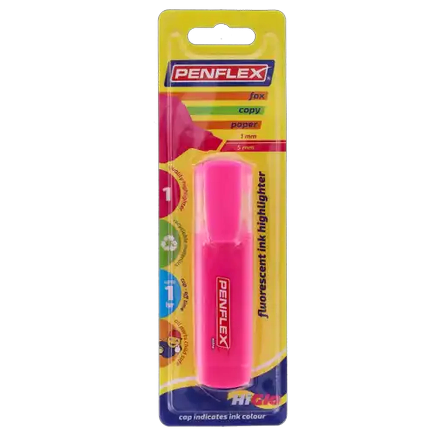 Image of Penflex HiGlo Pink Highlighter
