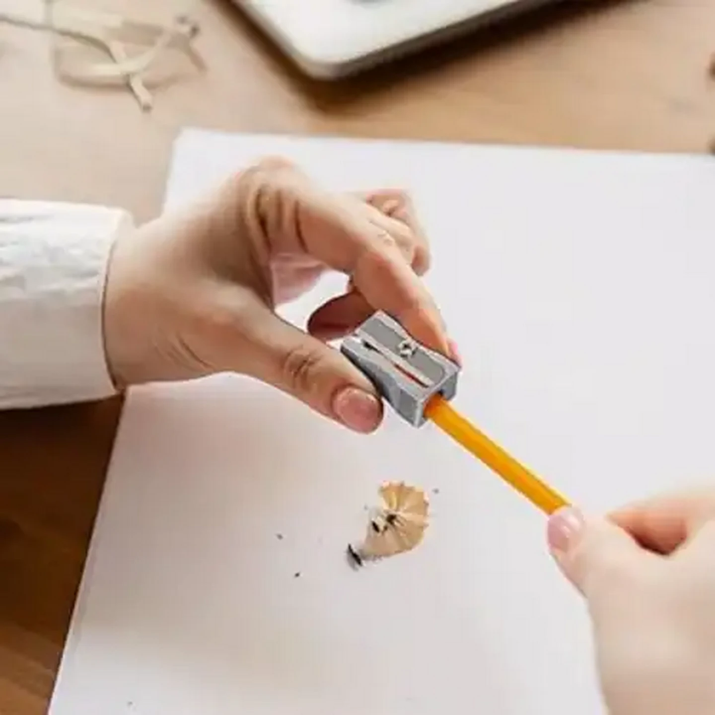 Image of Staedtler Silver Single Hole Metal Sharpener