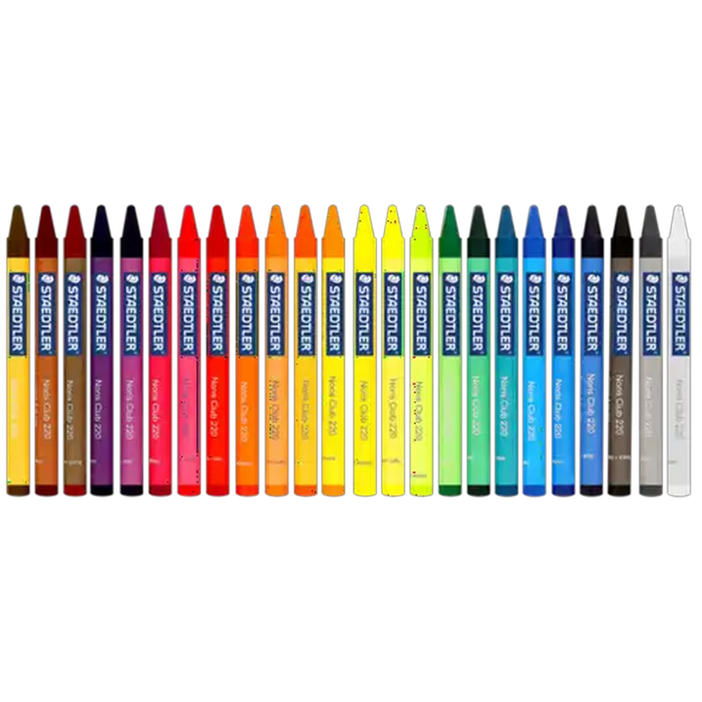 Image of Staedtler Multicoloured Noris Wax Crayon Set 24-Piece
