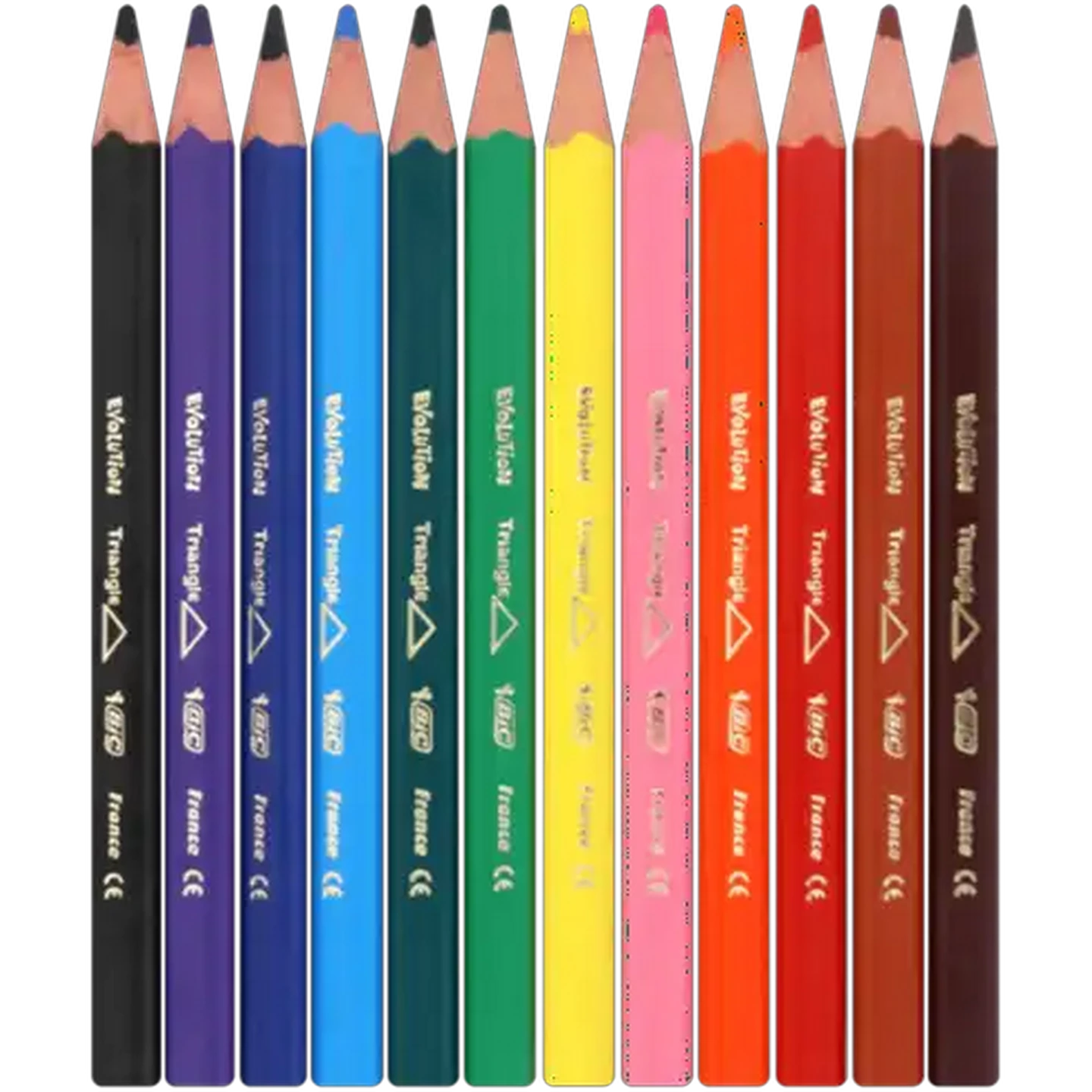 Image of BIC Kids Triangle Colouring Pencils 12-Pack
