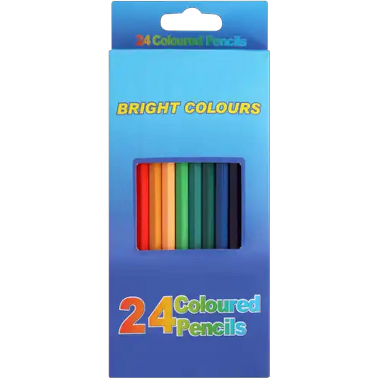Image of Bright Colours Coloured Pencils Set 24 Piece
