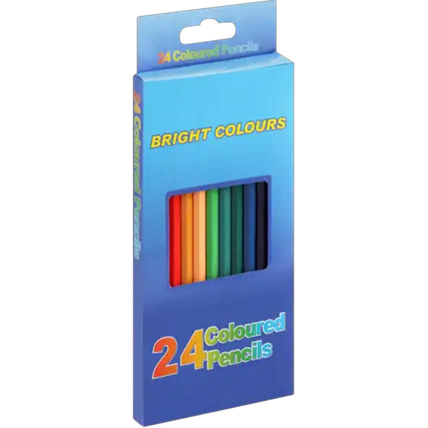 Image of Bright Colours Coloured Pencils Set 24 Piece