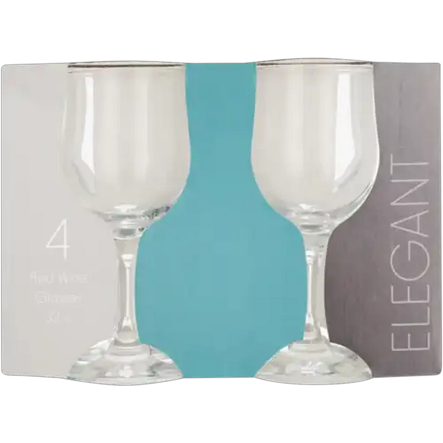 Image of LAV Blush Clear Red Wine Glasses 4-Piece