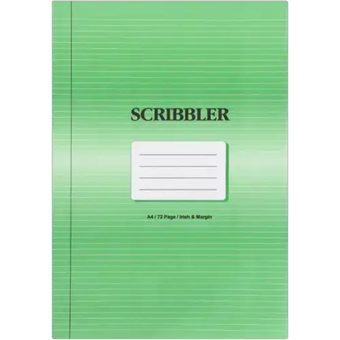 Image of Scholar A4 Scribbler Irish & Margin Exercise Book 72 Pages