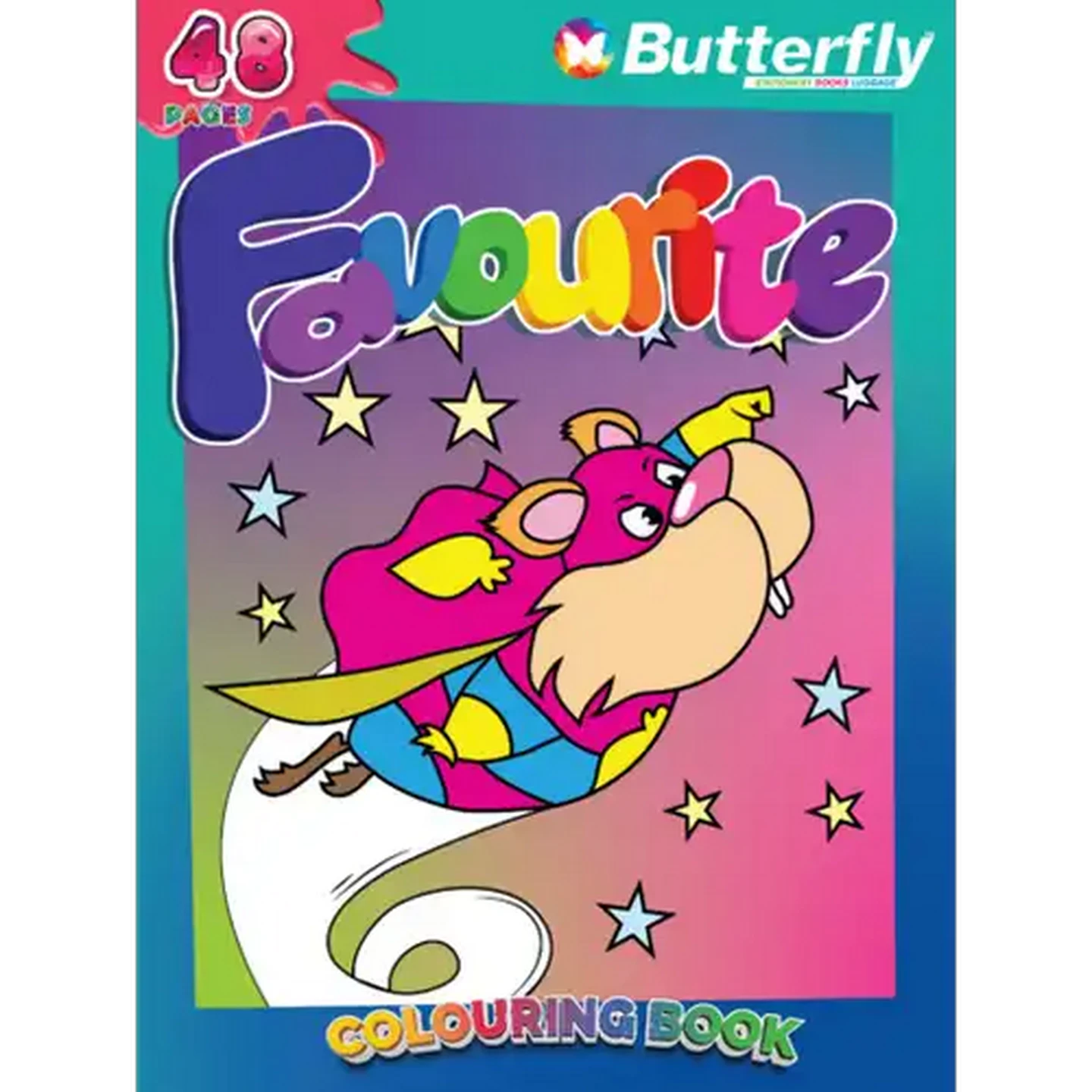 Image of Butterfly Empire My Favourite Colouring Book 48 Pages